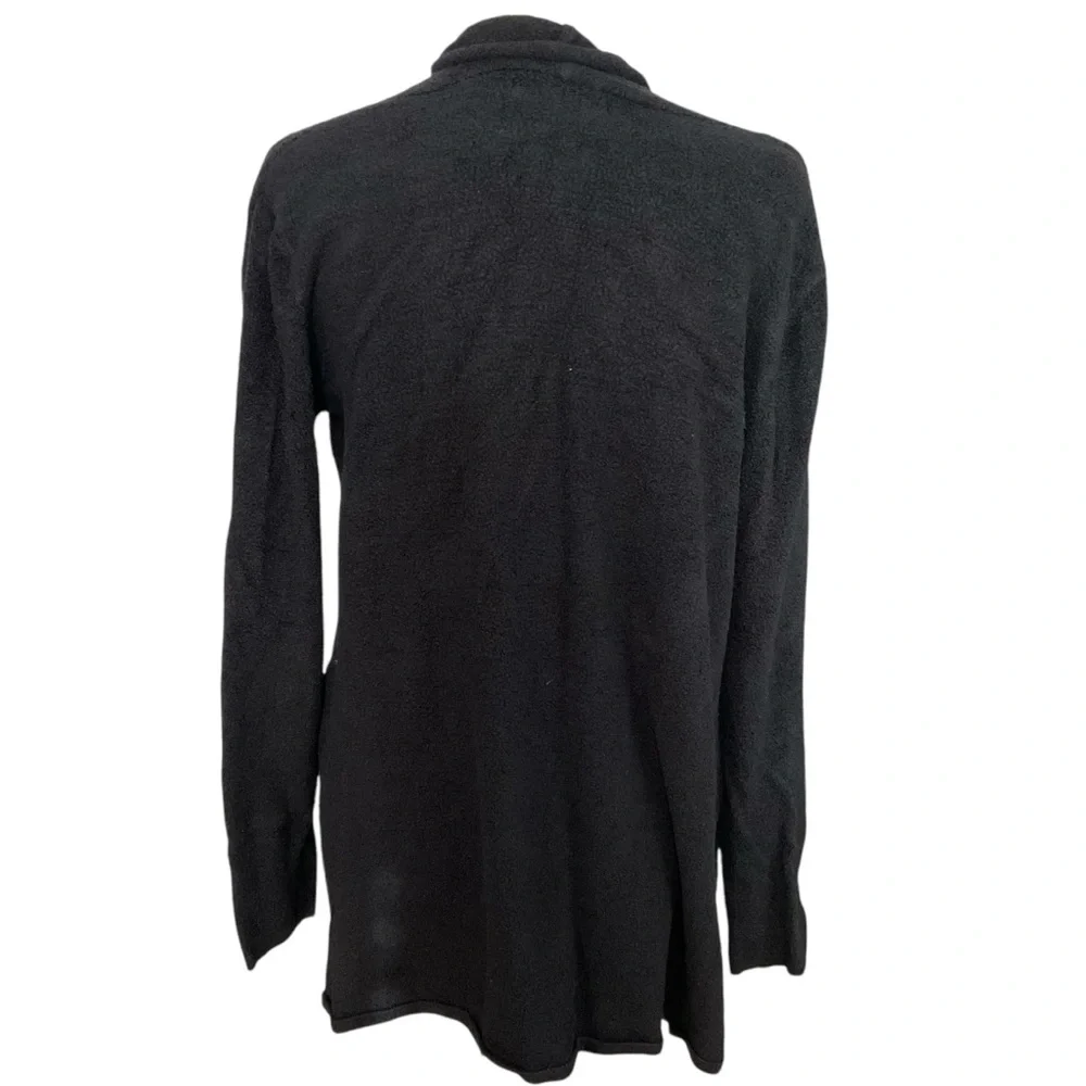 Barefoot Dreams CozyChic Black Calypso Circle Cardigan Warp Size L\XL